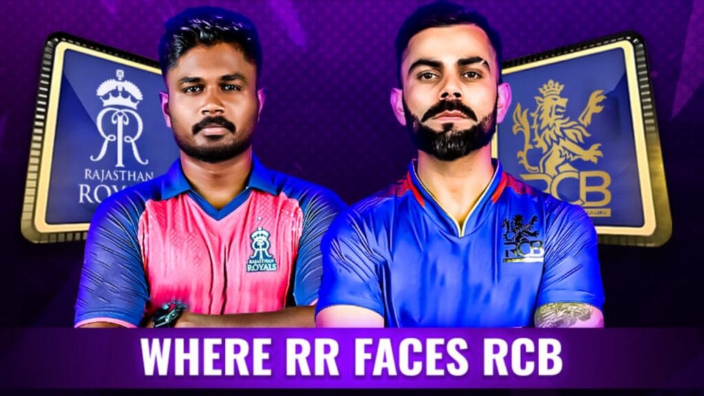 RCB VS RR