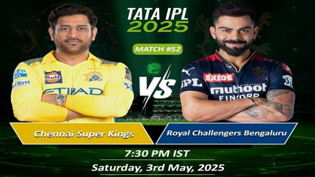 RCB Vs CSK Dream11 Fantasy Team
