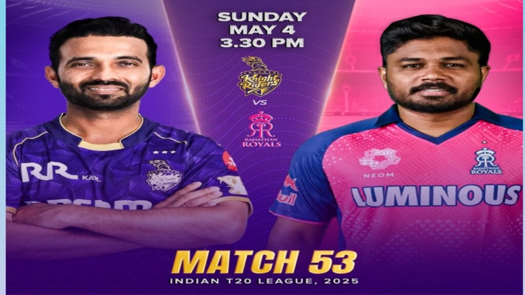 KKR Vs RR Dream11 Fantasy Team